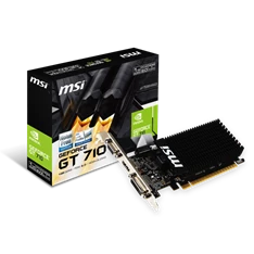 MSI GT 710 1GD3H LP nVidia 1GB GDDR3 64bit PCIe videokártya