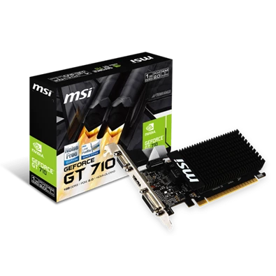 MSI GT 710 1GD3H LP nVidia 1GB GDDR3 64bit PCIe videokártya