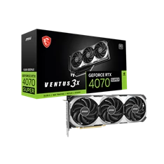 MSI GeForce RTX 4070 SUPER 12G VENTUS 3X OC nVidia 12GB GDDR6X 192bit PCIe videókártya
