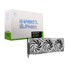 MSI GeForce RTX 4080 16GB GAMING X SLIM WHITE nVidia 16GB GDDR6X 256bit PCIe videókártya