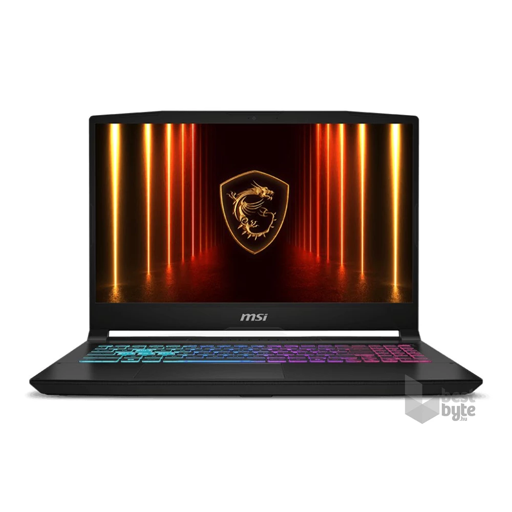 MSI Katana 15 HX B14WFK laptop (15,6"QHD/Intel Core i5-14450HX/RTX 5060 8GB/16GB RAM/512GB/FreeDOS) - fekete