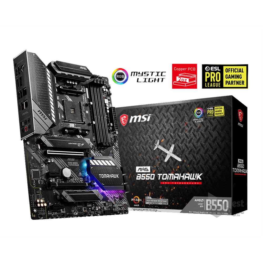 MSI MAG B550 TOMAHAWK AMD B550 AM4 ATX alaplap