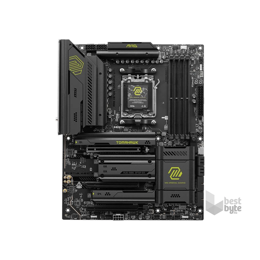 MSI Mag X870E Tomahawk Wi-Fi AMD X870E AM5 ATX alaplap