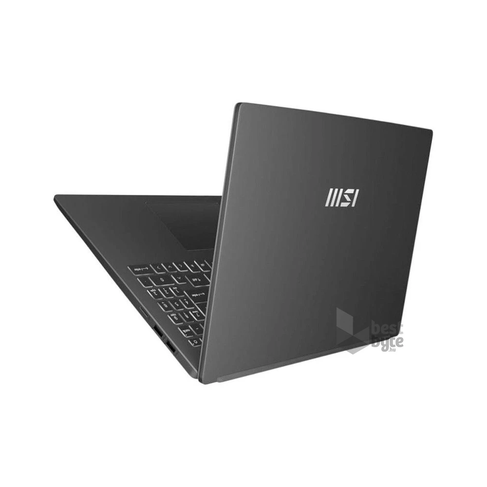MSI Modern 15 B13M-1030 laptop (15,6"FHD/Intel Core i3-1315U/Int.VGA/8GB RAM/512GB/FreeDOS) - fekete