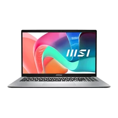 MSI Modern 15 F13MG laptop (15,6"FHD/Intel Core i5-1335U/Int.VGA/16GB RAM/512GB/Win11) - ezüst MSI Modern 15 F13MG laptop (15,6"FHD/Intel Core i5-1335U/Int.VGA/16GB RAM/512GB/Win11) - ezüst