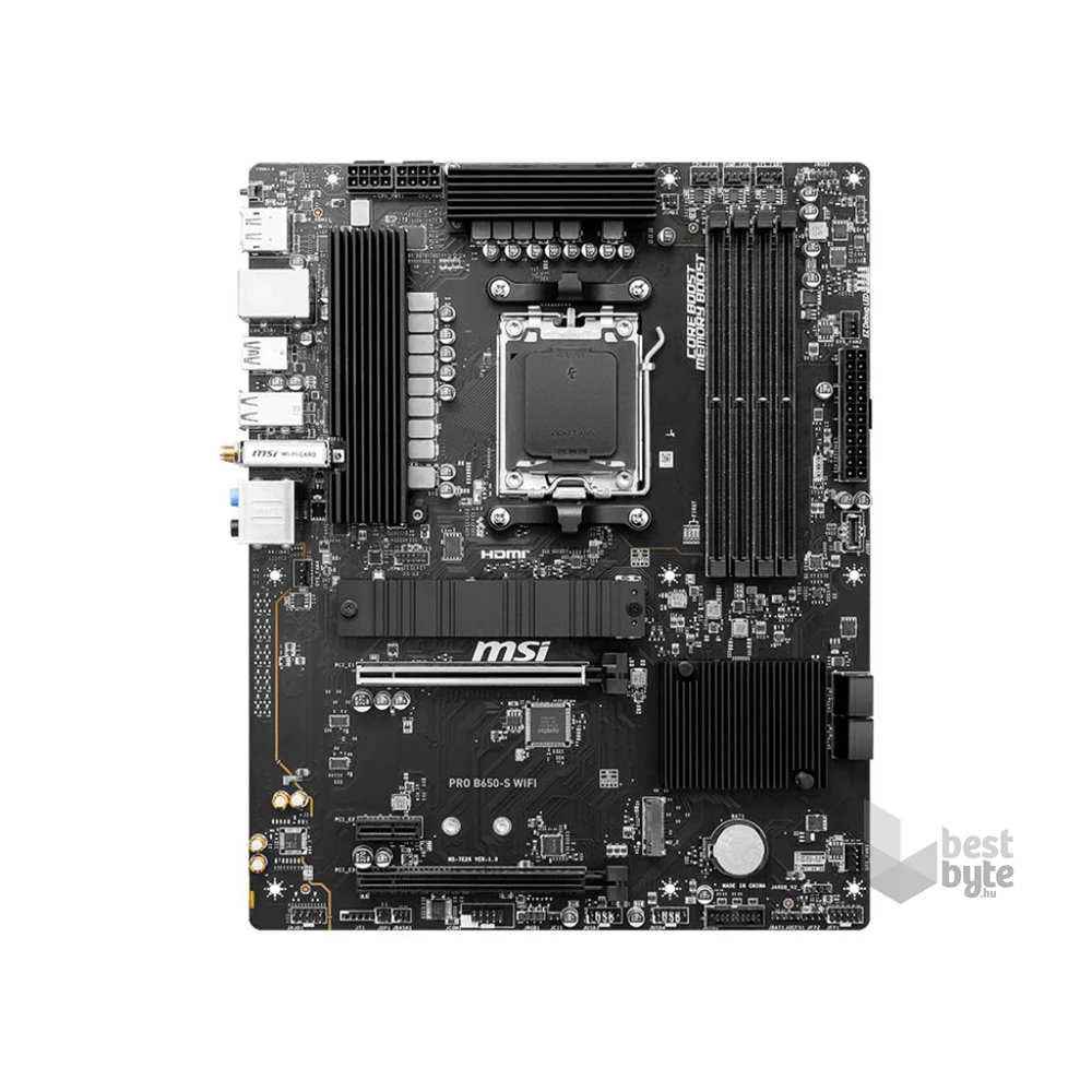 MSI PRO B650-S WIFI AMD B650 AM5 ATX alaplap