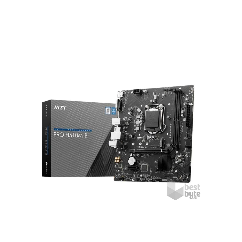 MSI PRO H510M-B Intel H510 LGA1200 mATX alaplap