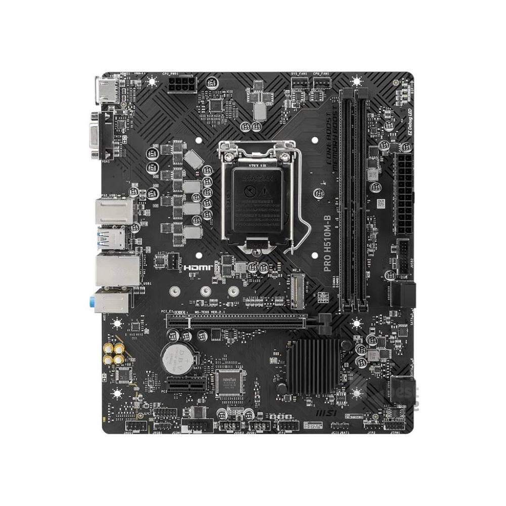 MSI PRO H510M-B Intel H510 LGA1200 mATX alaplap
