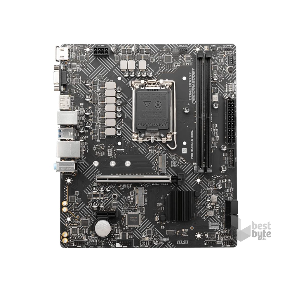 MSI PRO H610M-G DDR4 Intel H610 LGA1700 mATX alaplap