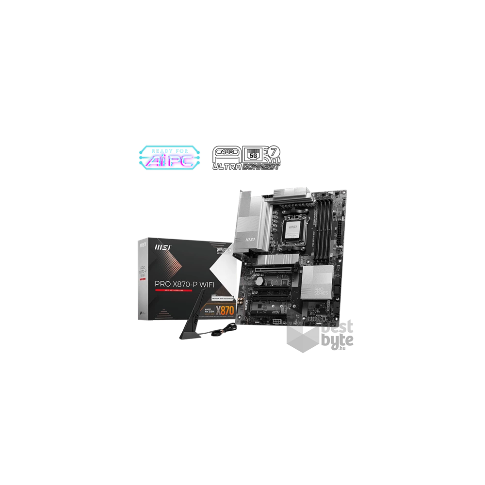 MSI PRO X870-P WIFI AMD X870 sAM5 ATX alaplap