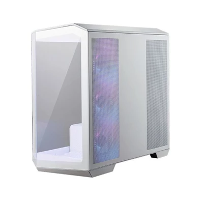 MSI PANO M100R PZ WHITE ARGB (táp nélküli) ablakos mATX ház