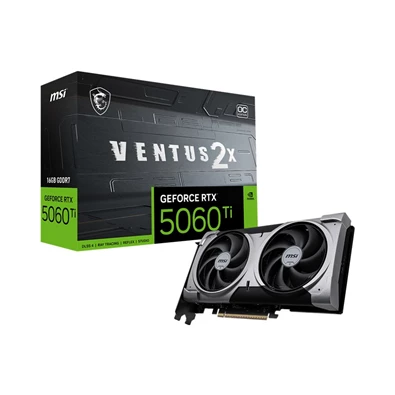 MSI RTX 5060 Ti VENTUS 2X OC PLUS nVidia 16GB DDR7 PCIe videókártya