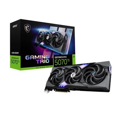 MSI RTX 5070 TI 16G GAMING TRIO OC PLUS nVidia 16GB GDDR7 256bit PCIe videókártya