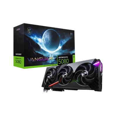 MSI RTX 5080 Vanguard SOC nVidia 16GB DDR7 PCIe videókártya