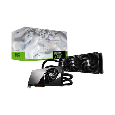 MSI RTX 5090 Suprim Liquid nVidia 32GB DDR7 PCIe videókártya