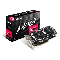 MSI RX 570 ARMOR 8G OC AMD 8GB GDDR5 256bit PCIe videokártya