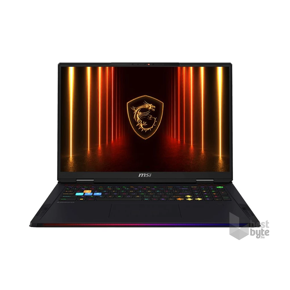MSI Raider A18 HX A9WIG laptop (18"UHD+/AMD Ryzen 9 9955HX3D/RTX 5080 16GB/64GB RAM/2TB/Win11) - fekete