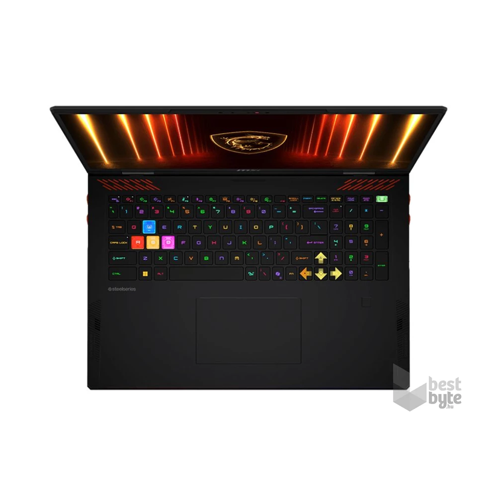 MSI Raider A18 HX A9WIG laptop (18"UHD+/AMD Ryzen 9 9955HX3D/RTX 5080 16GB/64GB RAM/2TB/Win11) - fekete