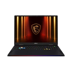 MSI Raider A18 HX A9WJG laptop (18"UHD+/AMD Ryzen 9 9955HX3D/RTX 5090 24GB/64GB RAM/2TB/Win11) - fekete