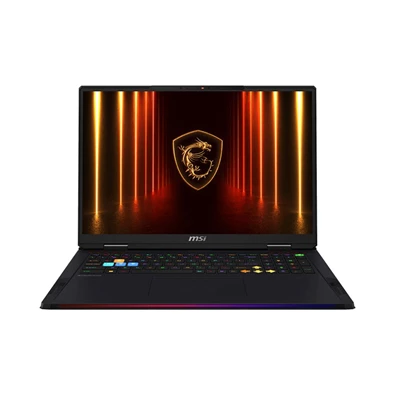 MSI Raider A18 HX A9WJG laptop (18"UHD+/AMD Ryzen 9 9955HX3D/RTX 5090 24GB/64GB RAM/2TB/Win11) - fekete