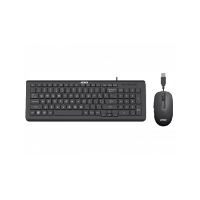 MSI SK9626M fekete vezetékes billentyűzet + egér