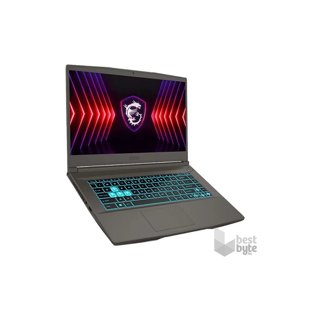 MSI Thin 15 B12UC-1460 laptop (15,6"FHD/Intel Core i5-12450H/RTX 3050 4GB/8GB RAM/512GB) - fekete