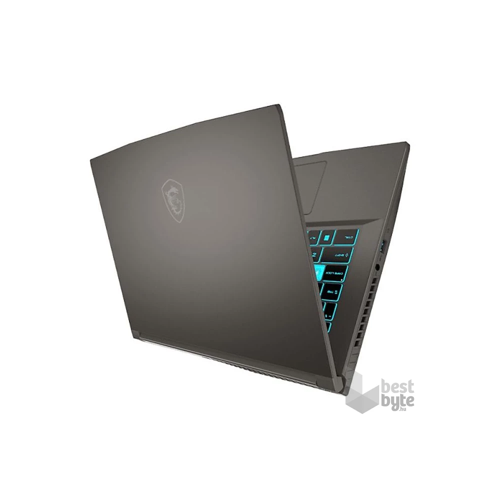 MSI Thin 15 B12UC-1460 laptop (15,6"FHD/Intel Core i5-12450H/RTX 3050 4GB/8GB RAM/512GB) - fekete