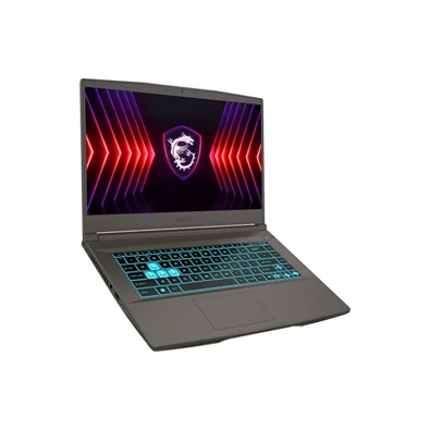 MSI Thin 15 B12UC (UI KEY) laptop (15,6"FHD/Intel Core i5-12450H/RTX 3050 4GB/16GB RAM/512GB/FreeDOS) - szürke