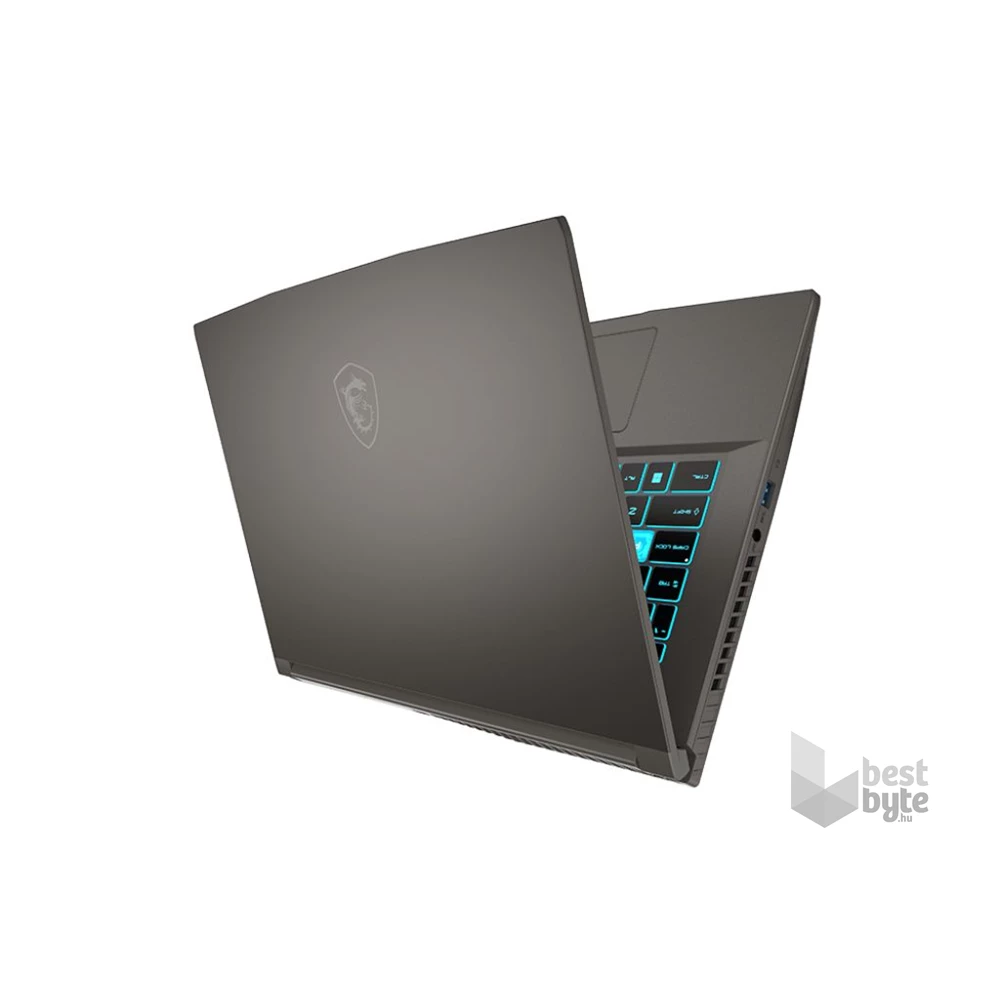 MSI Thin 15 B12VE-2287 laptop (15,6"FHD/Intel Core i5-12450H/RTX 4050 6GB/16GB RAM/512GB/FreeDOS) - fekete