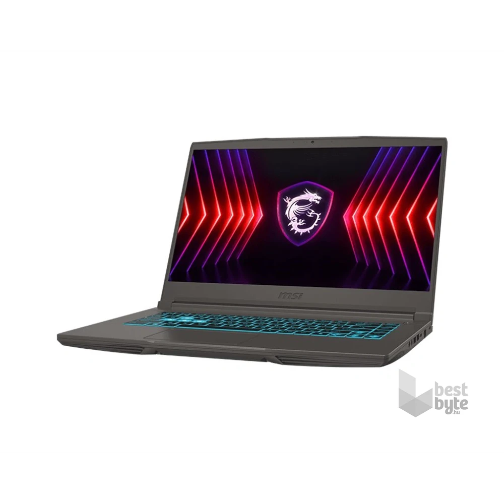 MSI Thin 15 B13VE laptop (15,6"FHD/Intel Core i5-13420H/RTX 4050 6GB/16GB RAM/512GB/FreeDOS) - szürke