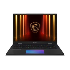 MSI Titan 18 HX AI A2XWJG laptop (18"UHD+/Intel Core Ultra 9 275HX/RTX 5090 24GB/96GB RAM/2x2TB/Win11 Pro) - fekete