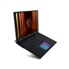 MSI Titan 18 HX AI A2XWJG laptop (18"UHD+/Intel Core Ultra 9 275HX/RTX 5090 24GB/96GB RAM/2x2TB/Win11 Pro) - fekete
