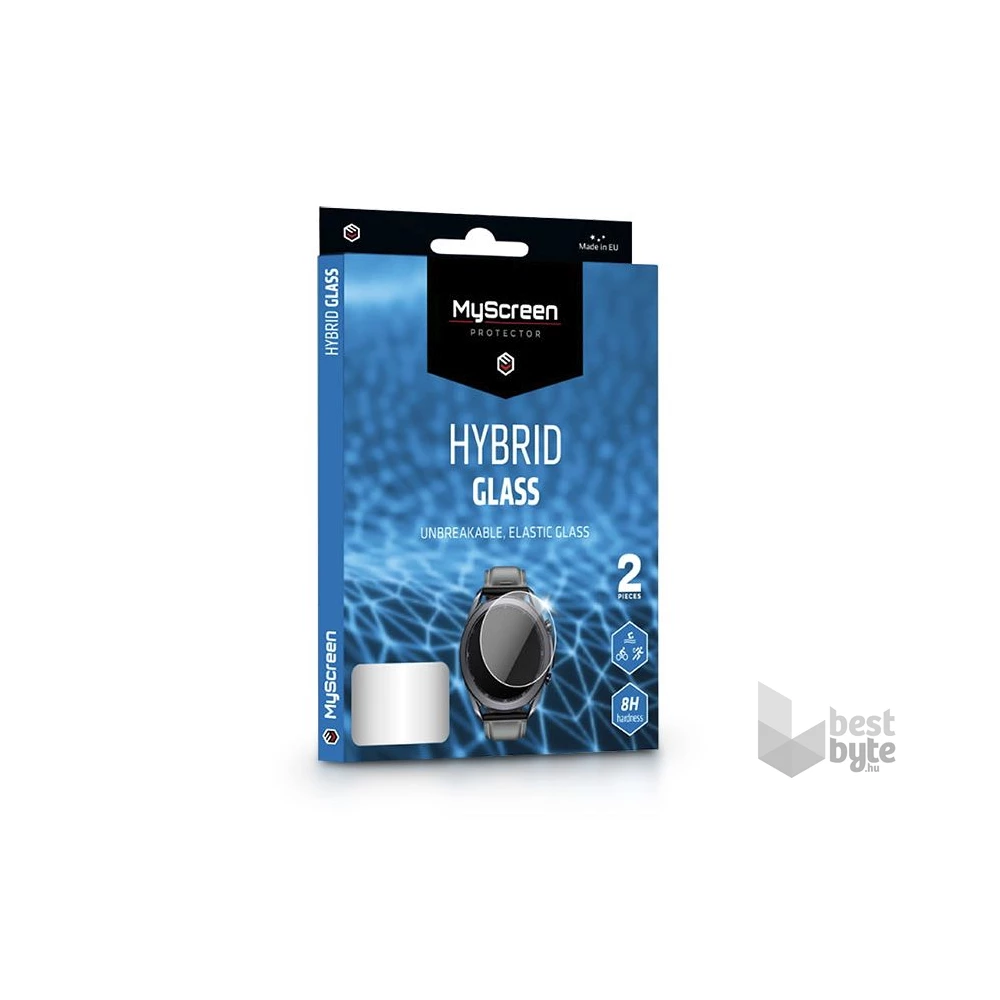 MSP LA-1883 Amazfit Verge Lite 2db-os rugalmas üveg kijelzővédő fólia