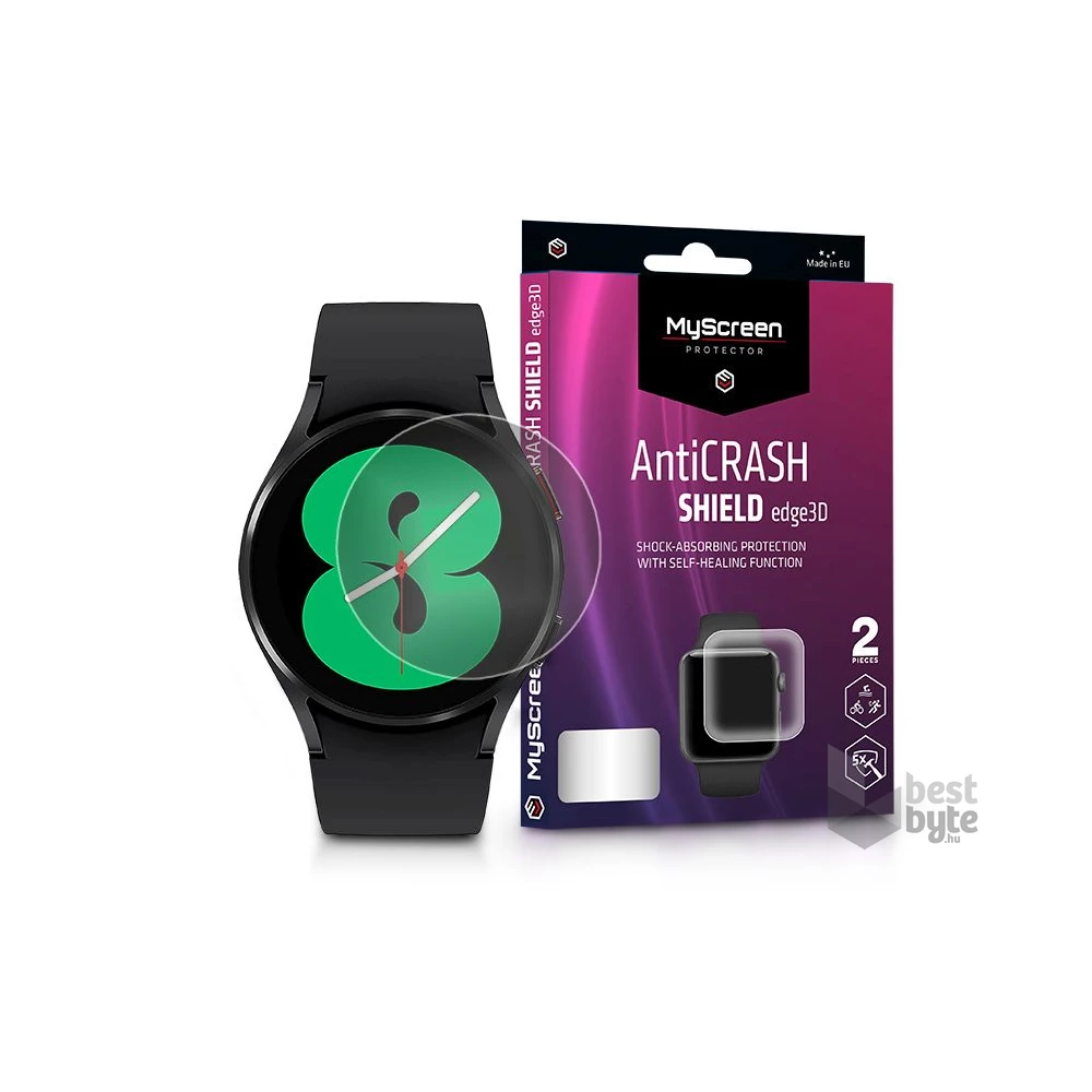 MSP LA-1923 Galaxy Watch 4 (40mm) ütésálló 2db-os kijelzővédő fólia