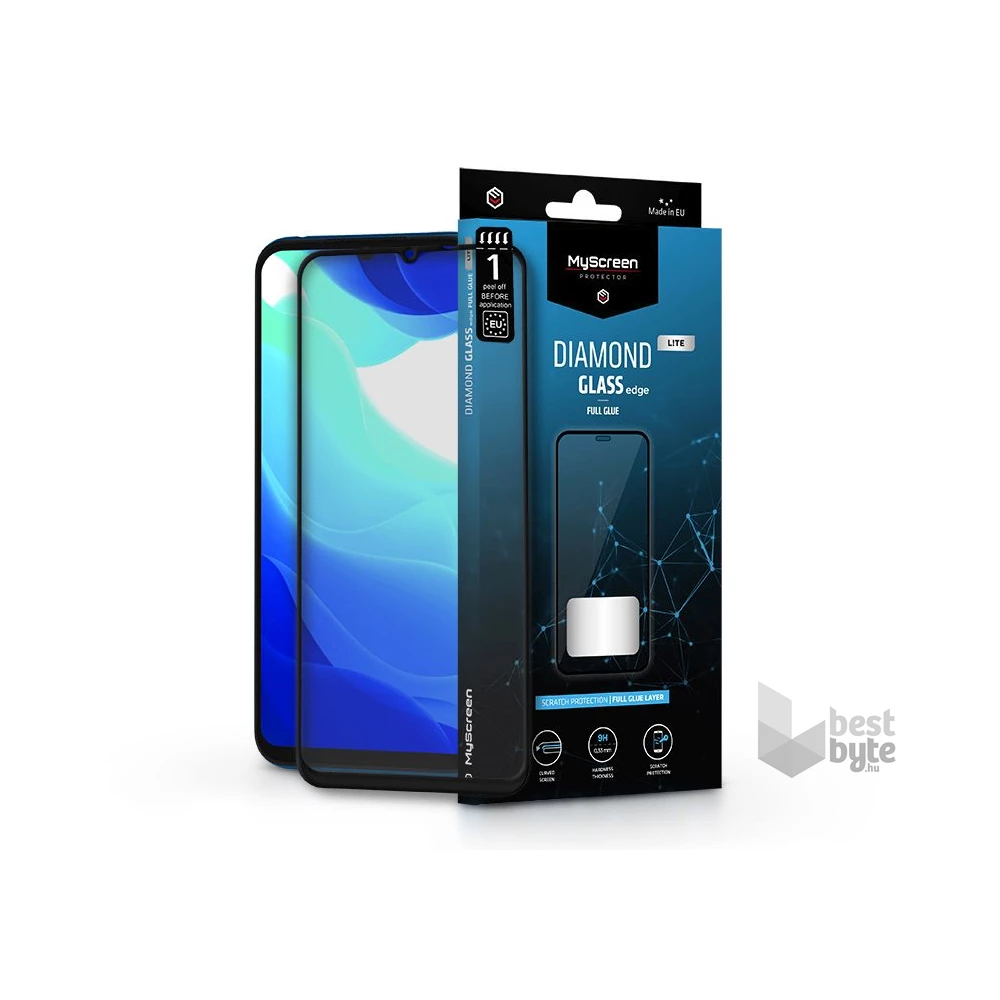 MYSCREENPROTECTOR MSP LA-1932 Xiaomi Mi 10 Lite/10 Lite 5G edzett üveg képernyővédő fólia - Diamond Glass Lite Edge2.5D Full Glue