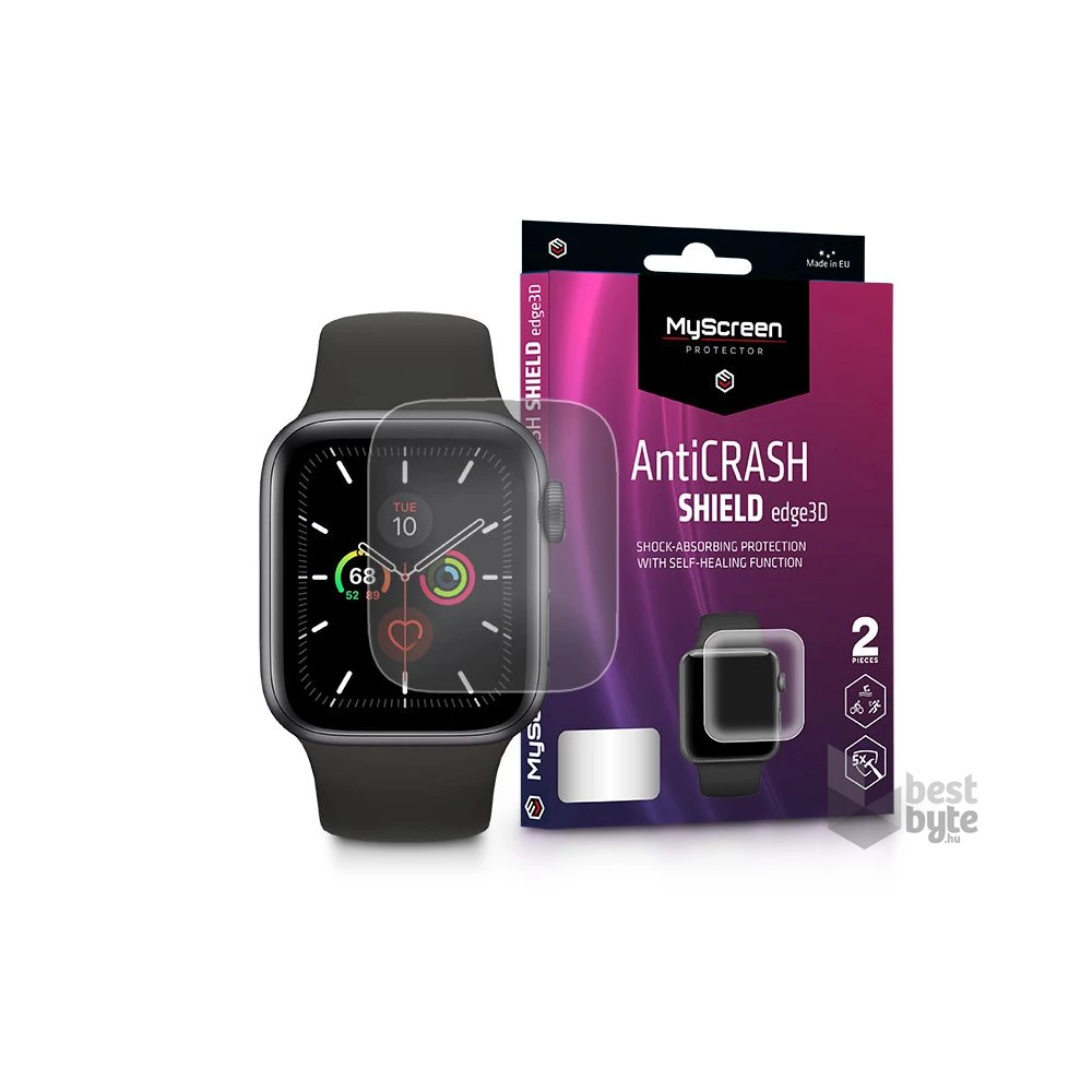 MSP LA-1983 Apple Watch S 4/5 (40mm) 3D 2db-os kijelzővédő fólia