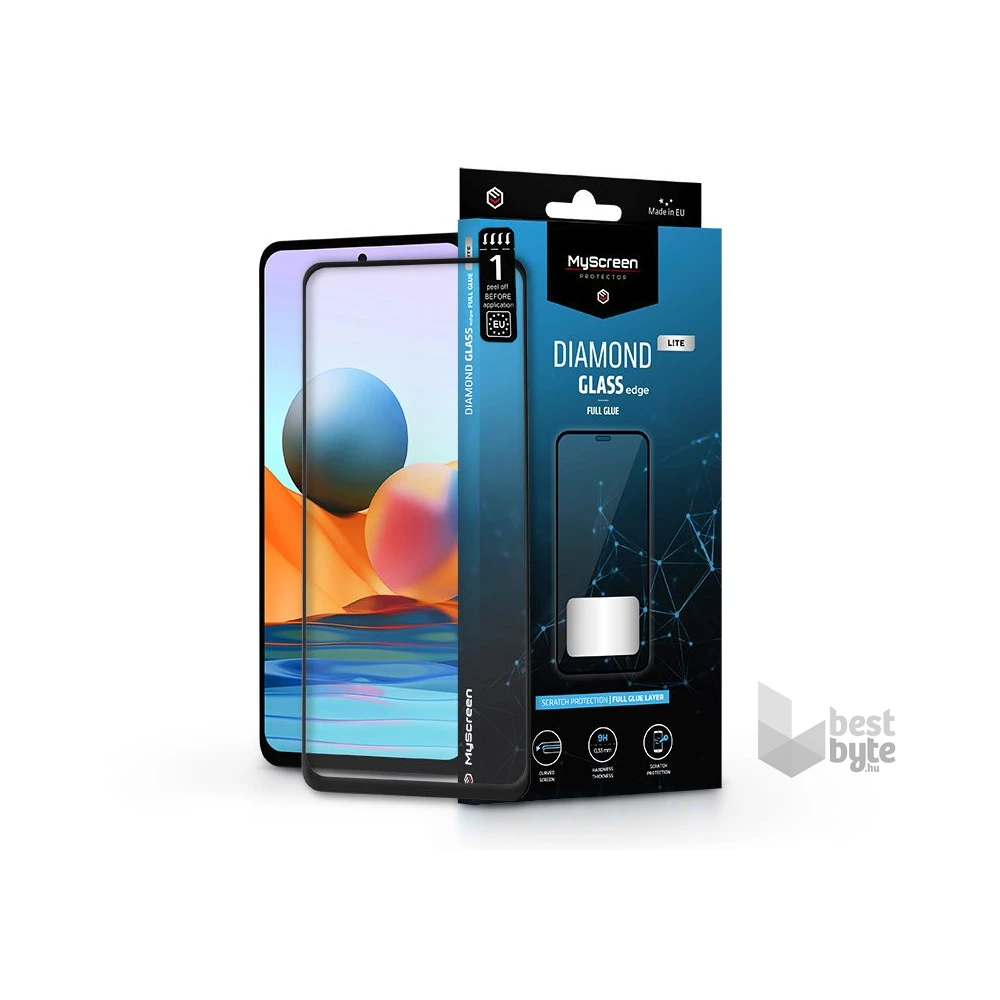 MYSCREENPROTECTOR MSP LA-2007 Xiaomi Redmi Note 10 Pro/10 Pro Max 2.5D üveg kijelzővédő fólia