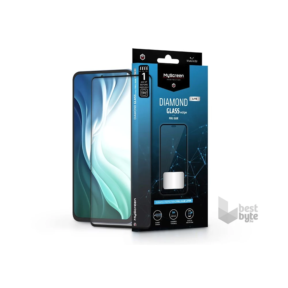 MYSCREENPROTECTOR MSP LA-2085 Xiaomi Mi 11i 5G/Poco F3 edzett üveg képernyővédő fólia - Diamond Glass Lite Edge2.5D Full Glue