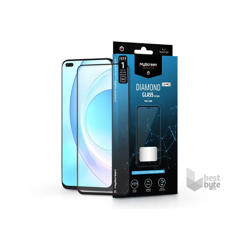 MYSCREENPROTECTOR MSP LA-2091 Honor 50 Lite/Huawei Nova 8i edzett üveg képernyővédő fólia - Diamond Glass Lite Edge2.5D Full Glue