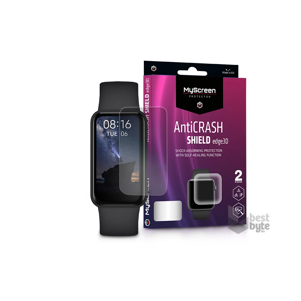 MSP LA-2095 Xiaomi Redmi Smart Band Pro AntiCrash Shield Edge3D 2db ütésálló képernyővédő fólia