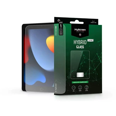 MSP LA-2124 Apple iPad 10.2 2019/2021 rugalmas üveg képernyővédő fólia Hybrid Glass Lite