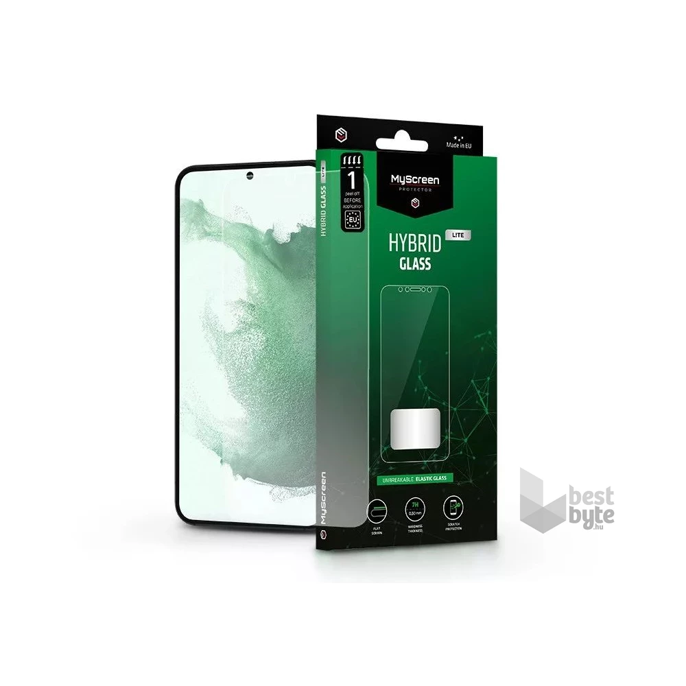 MSP LA-2127 Samsung S22+ 5G rugalmas üveg képernyővédő fólia Hybrid Glass Lite