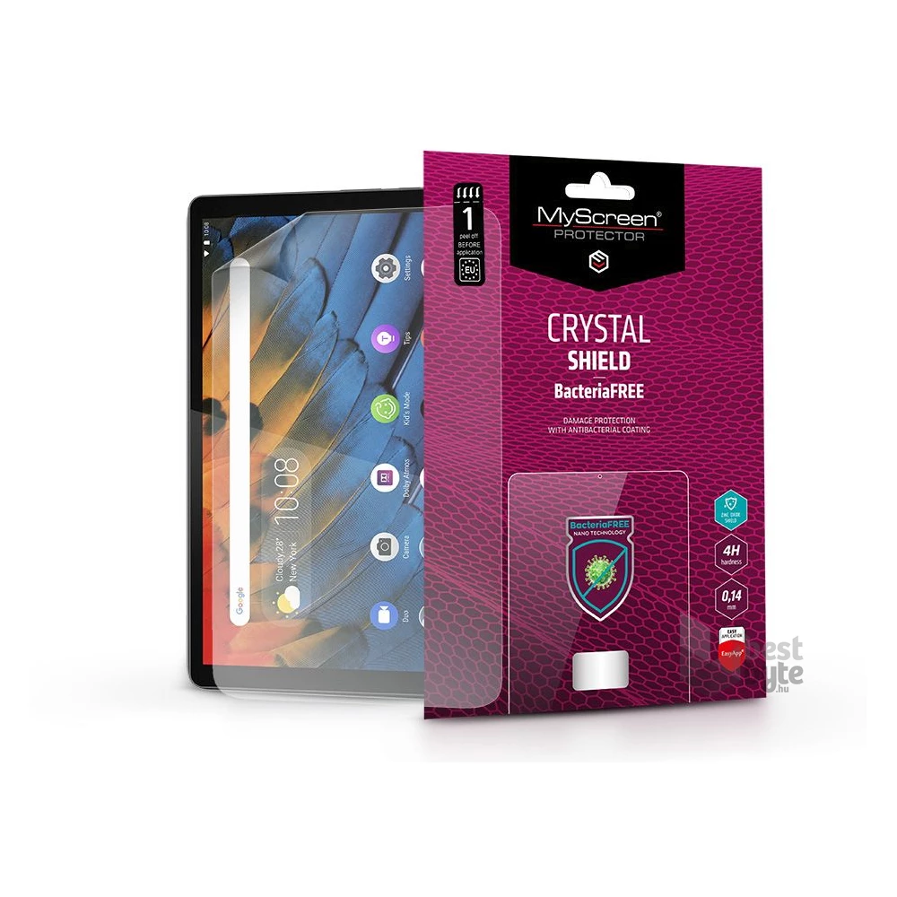 MSP LA-2156 Lenovo Yoga Smart Tab 10.1 YT-X705 Crystal Shield BacteriaFree képernyővédő fólia