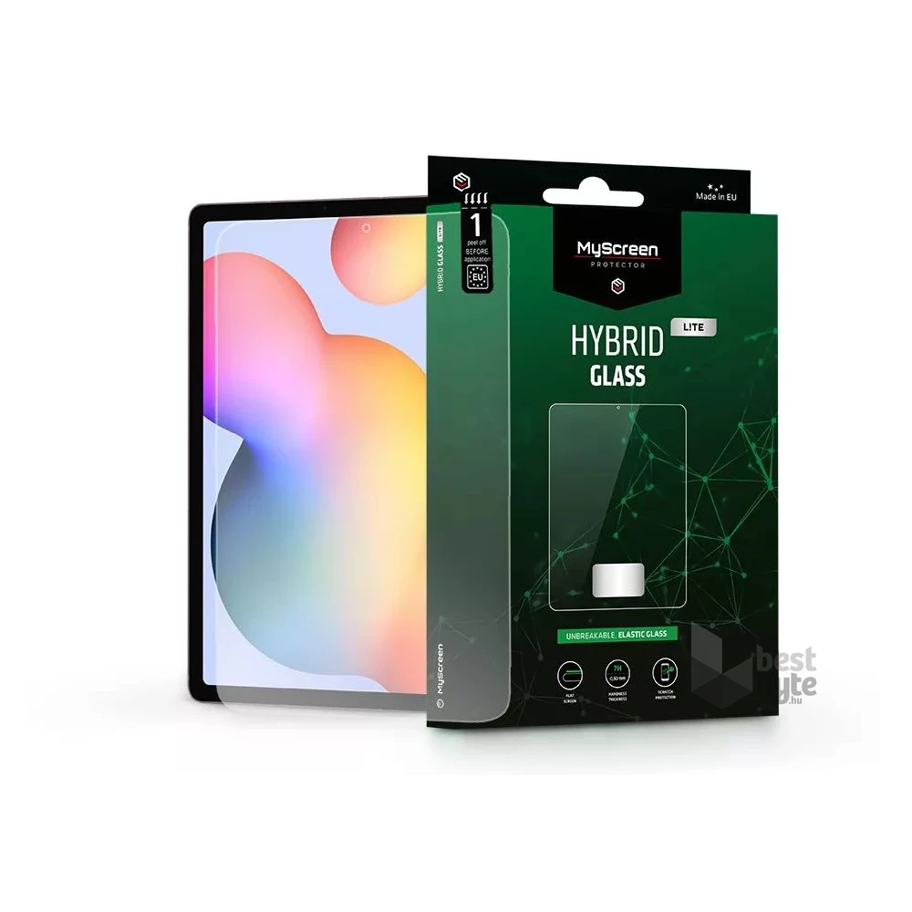MSP LA-2212 Samsung Tab S6 Lite 10.4 rugalmas üveg képernyővédő fólia Hybrid Glass Lite