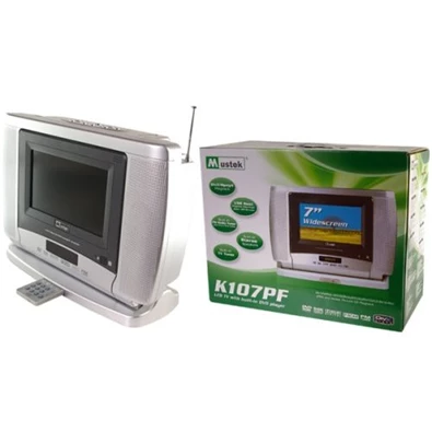 MUSTEK   K107PF/ Kitchen TV Divx dobozos  hordozható lejátszó