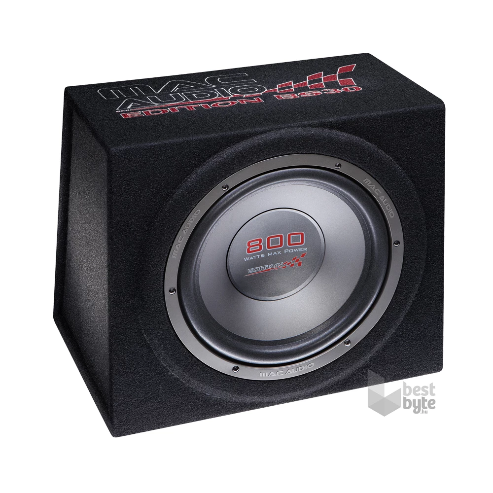 Mac Audio Edition BS30 fekete zárt autós mélynyomóláda