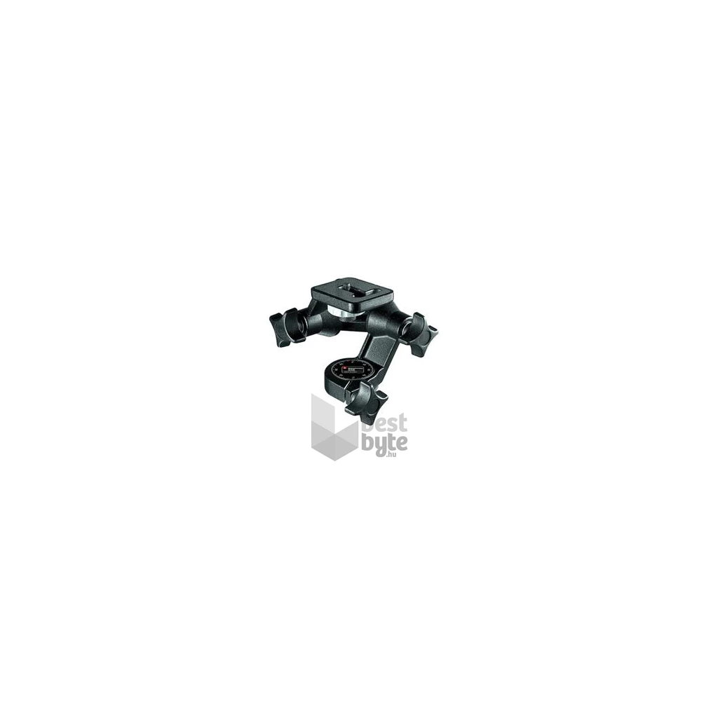 Manfrotto 3D junior kamera fej, 360 fokos forgatás, vizszintes és függőleges síkon