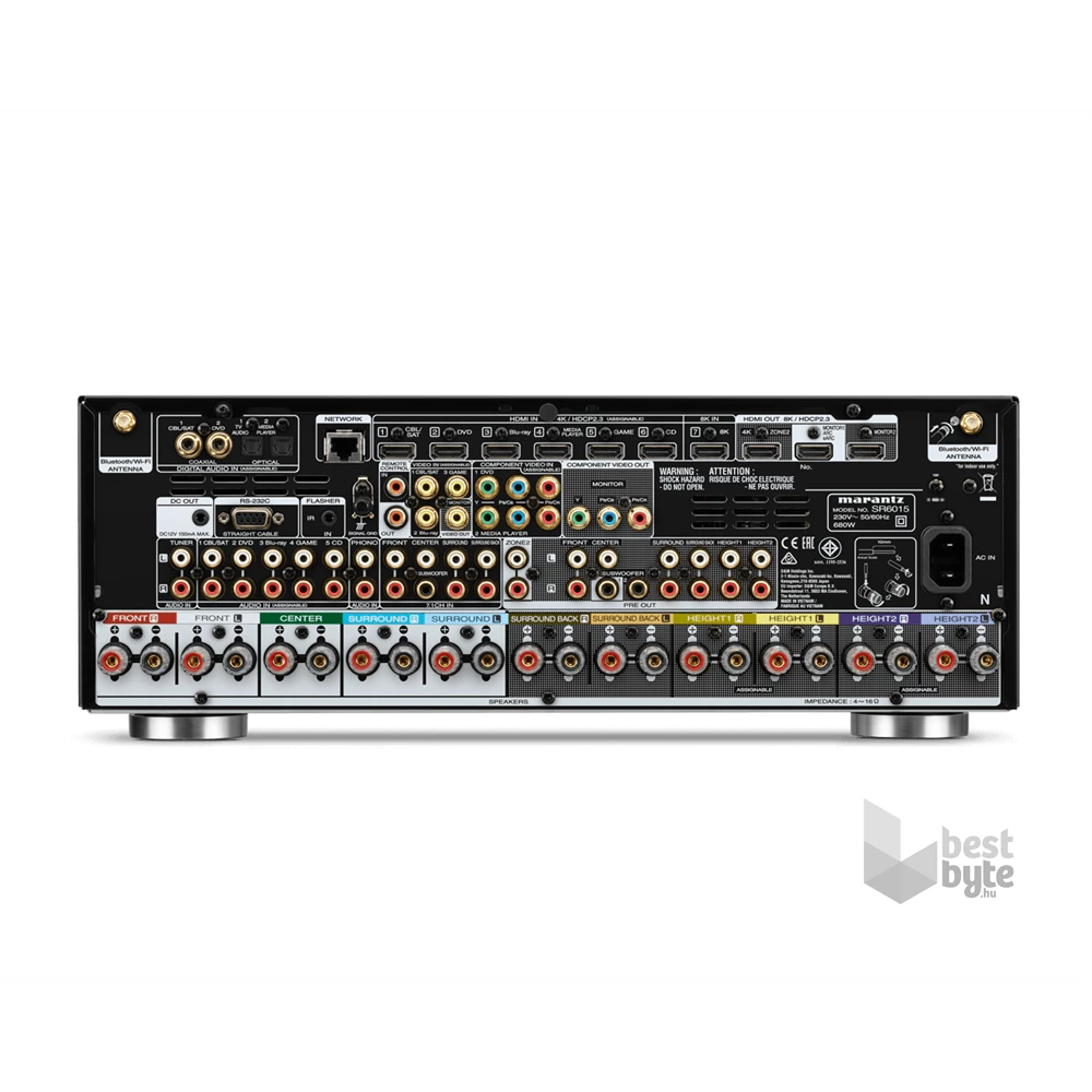 Marantz SR6015 fekete 9.2 csatornás házimozi erősítő