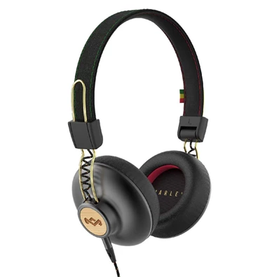 Marley EM-JH121-RA Positive Vibration 2 Rasta fejhallgató headset