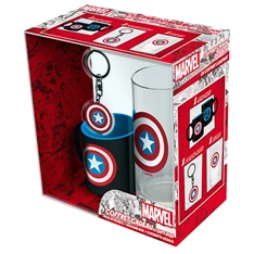 Marvel Amerika kapitány pohár, kulcstartó, bögre